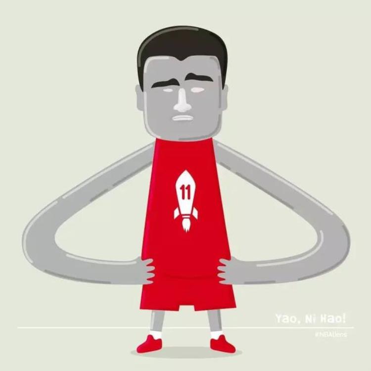 nba全明星姚明奥尼尔「NBA退役巨星漫画集姚明方脸奥尼尔简直萌翻」