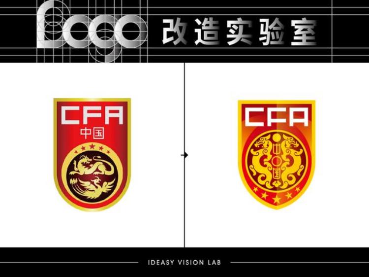 中国足球队徽标「原创Logo改造实验室中国国家足球队队徽」