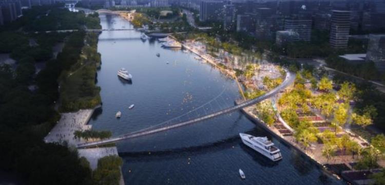 杭州大运河滨水公共空间计划2023年建成青少年户外体育活动公园将有3个足球场那么大